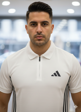 ADS PERFORMANCE GOLF POLO WITH QUARTER-ZIP DRIFIT POLO